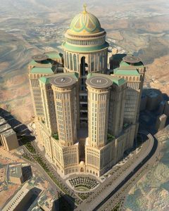 An image of what will be the world's largest hotel DAR AL-HANDASH