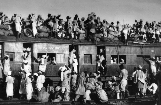 Partition riots in north India led to mass migration of Hindus and Muslims to India and Pakistan and left two million dead
