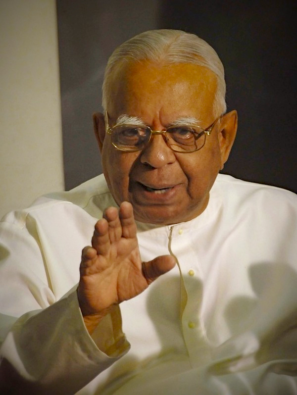 Rajavarothayam Sampanthan, leader of the Tamil National Alliance (TNA) ,the single largest Tamil party in the Sri Lankan parliament and the Northern Provincial Council.. 