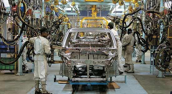 Indian auto plant