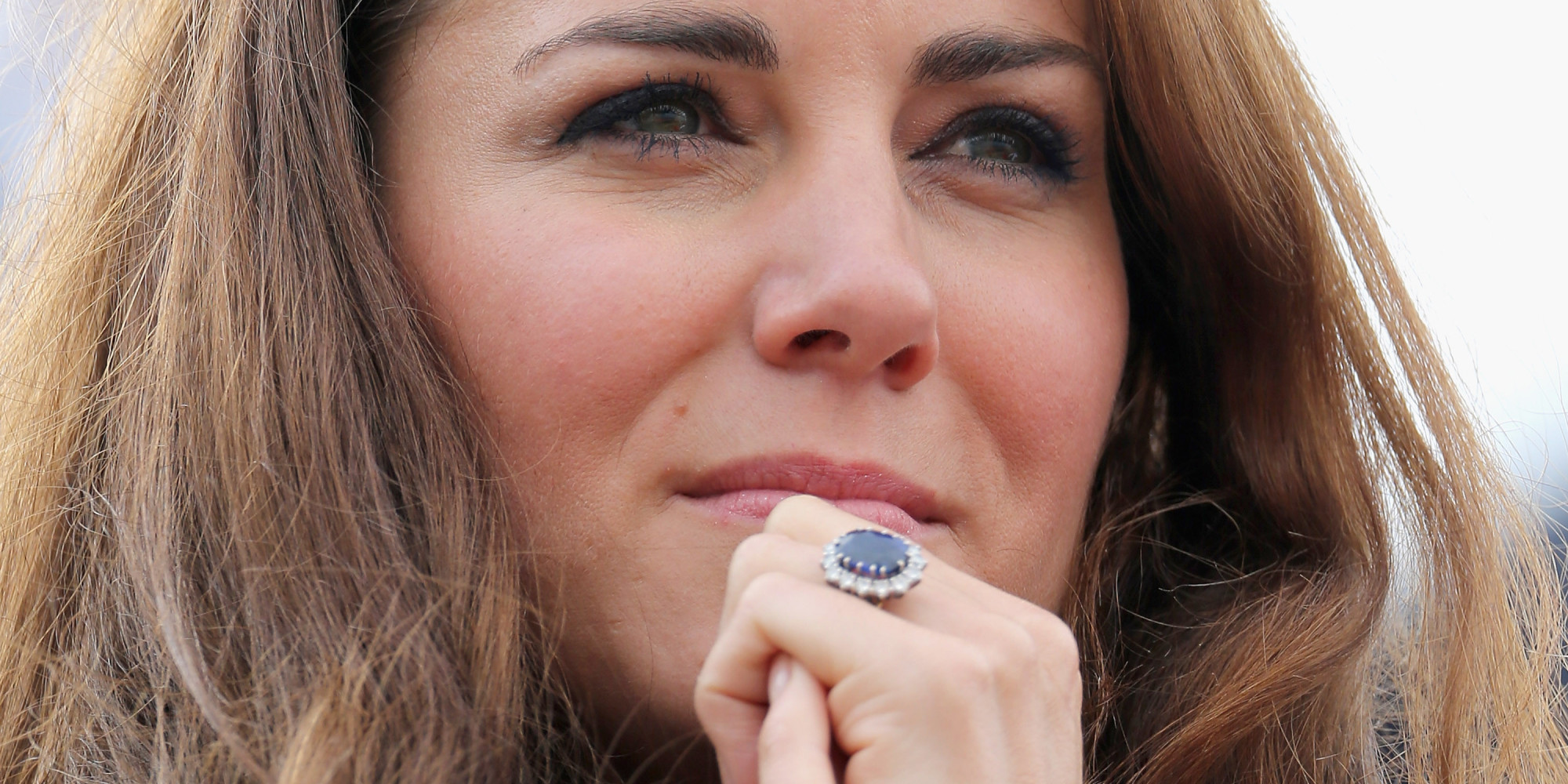 WINDSOR, ENGLAND - SEPTEMBER 02:  Catherine, Duchess of Cambridge watches Great Britain Mixed Coxed Four Rowing - LTAMix4+ team celebrate after winning gold on day 4 of the London 2012 Paralympic Games at Eton Dorney on September 2, 2012 in Windsor, England.  (Photo by Chris Jackson/Getty Images)