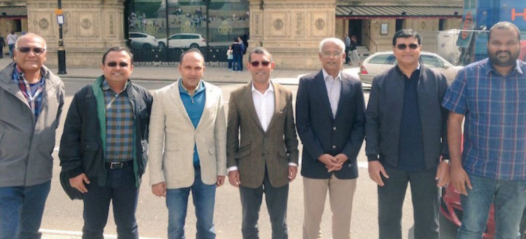 Maldivian opposition leaders living i nself exile in London 