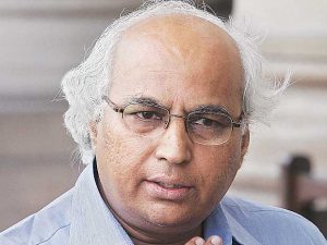 Sudheendra Kulkarni, the journalist whose face was tarred for organizing a function to  launch a book by a Pakistani Foreign Minister. 