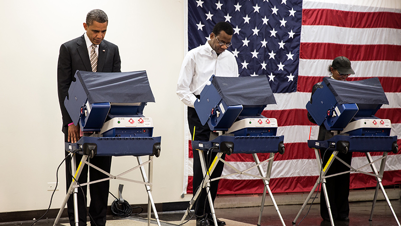 When Barack Obama contested, the polling percentage was unusually high