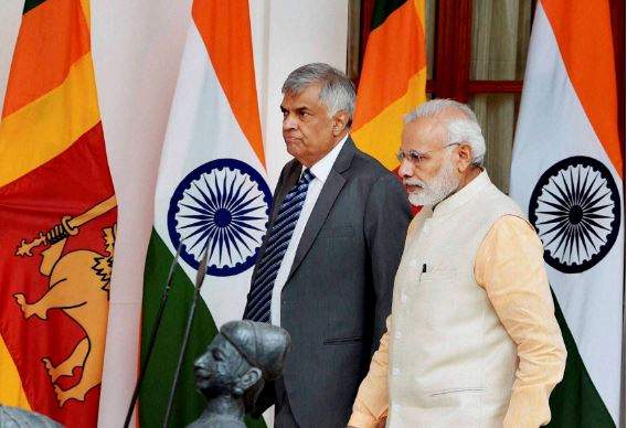 Sri Lankan Prime Minister Ranil Wickremesinghe praised his Indian counterpart, Narendra Modi's restraint as many in India called for war to contain Pakistan's  cross border terrorist attacks.