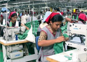 Sri Lankan garment factory 