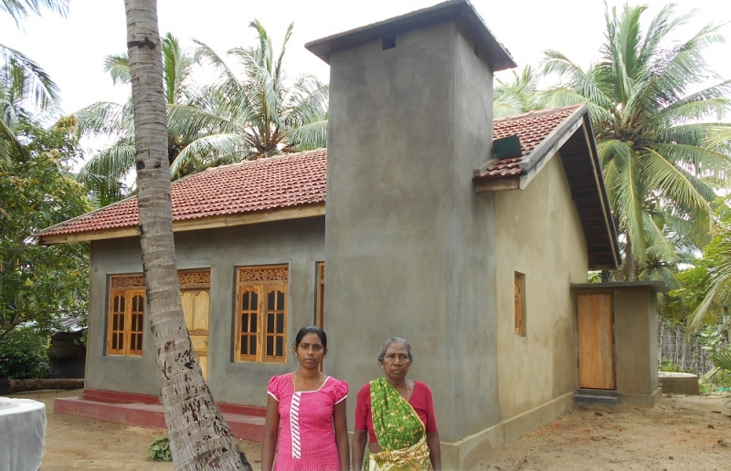Women headed households were given priority under the Indian housing project.