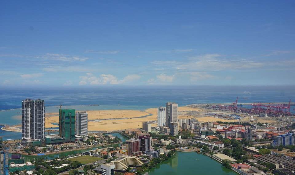 Colombo watches a city being born in the ocean