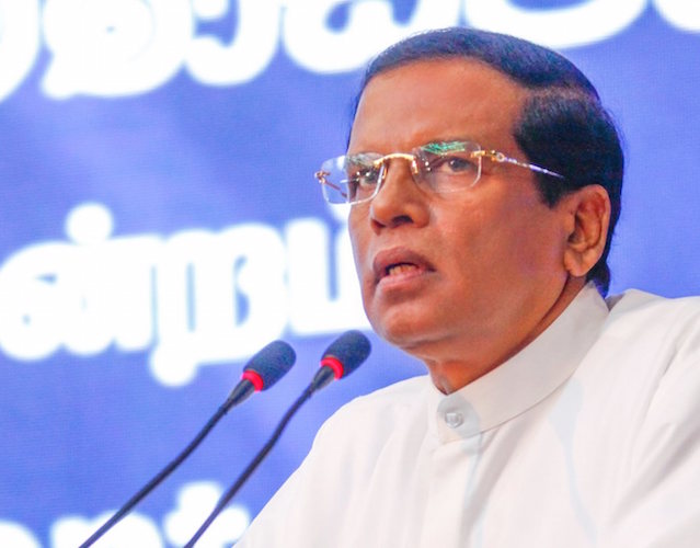 Lankan President announces toll free number for people to complain about drug menace