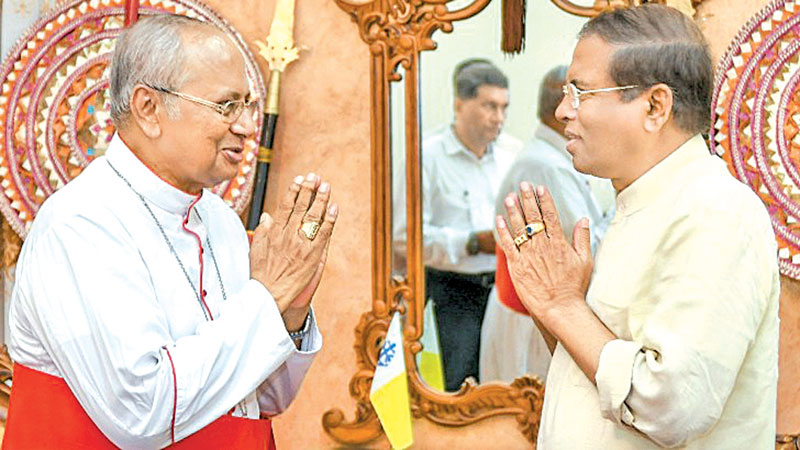 Lankan President refutes Cardinalâs allegations about his commission to probe suicide attacks