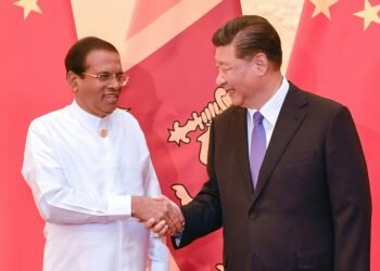 President Xi Jinping meets President Maithripala Sirisena