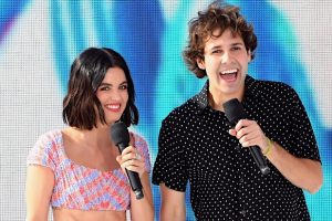 Lucy Hale served as host of the show, with digital star David Dobrik as co-host. Photo - Getty