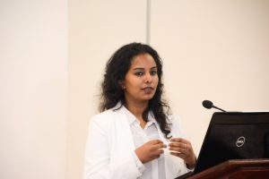 Speaking on behalf of RIC was Sulakshitaa Thirugnanam, proud alumna of RIC