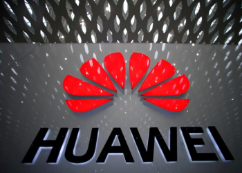 A Huawei company logo is pictured at the Shenzhen International Airport in Shenzhen, Guangdong province, China July 22, 2019. REUTERS/Aly Song