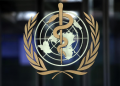 A logo is pictured on the headquarters of the World Health Organization (WHO) ahead of a meeting of the Emergency Committee on the novel coronavirus (2019-nCoV) in Geneva, Switzerland, January 30, 2020. REUTERS/Denis Balibouse/File Photo