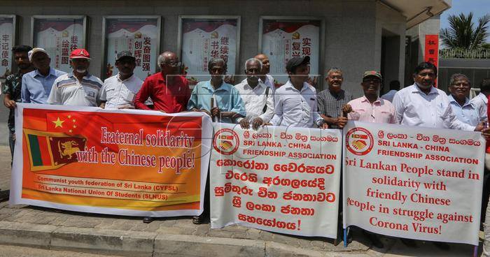 Chinese organizations donated US$ 126,584 worth of material to Lanka to fight COVID-19