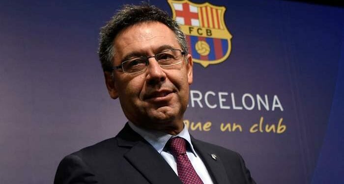 Bartomeu resigns as Barcelona president as entire board steps down. Pic - Getty Images
