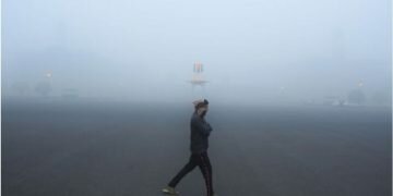 Heavy pollution has shrouded the city in recent days - GETTY IMAGES