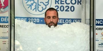 © FRANCOIS LO PRESTI Romain Vandendorp's training included sitting in a giant freezer