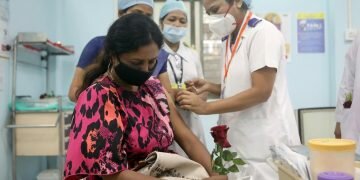 COVID vaccination in India. Reuters
