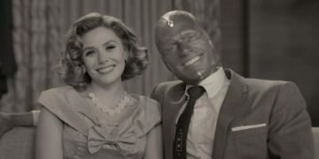 Scarlet Witch (Elizabeth Olsen) and Vision (Paul Bettany) enjoy their own show on Disney Plus. Image credits - Marvel Studios