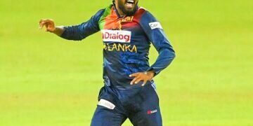 Wanindu Hasaranga. Image credits - ICC @ICC / Twitter