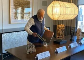 PM Narendra Modi will bring home 157 artefacts and antiquities from the US. (Photo: India Today/ Poulomi Saha)