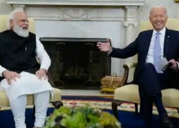Washington: President Joe Biden meets with Indian Prime Minister Narendra Modi in the Oval Office of the White House (AP)