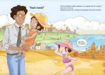 Picture book for kids on a “City Rising from the Ocean”