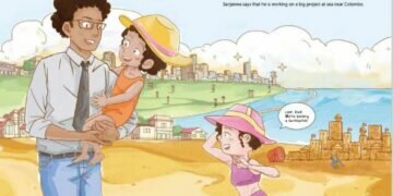 Picture book for kids on a “City Rising from the Ocean”