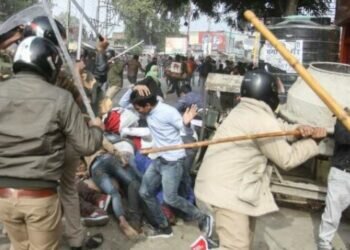 Police repression in India