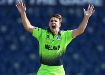 Curtis Campher took four wickets in four balls in a T20 World Cup qualifier against Netherlands