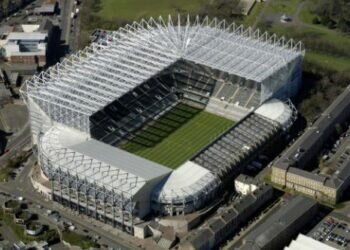 St. James Park, home to Newcastle United