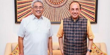 BJP’s Subramanian Swamy with President Gotabaya Rajapaksa
