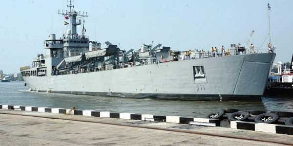 Largest-ever Indian Naval flotilla arrives in Sri Lanka