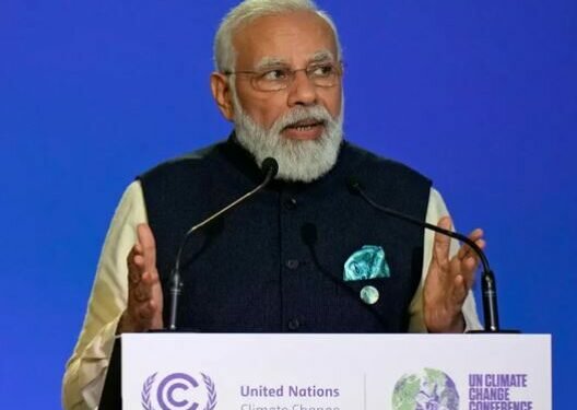 COP26 Summit: India PM pledges to achieve net zero emissions by 2070