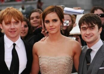 Rupert Grint, Emma Watson and Daniel Radcliffe, pictured together in 2011, will all star in the New Year's special