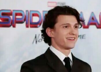 Cast member Tom Holland attends the premiere for the film Spider-Man: No Way Home in Los Angeles.