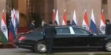 The car's windows are coated with polycarbonate and can withstand hardened steel core bullets Photograph:( Agencies )