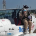 Zara Rutherford, the youngest woman to fly solo around the world, arrived at the Ratmalana airport today.