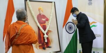 Indian High Commission in Colombo observes Vivekananda’s 159 th. birth anniversary
