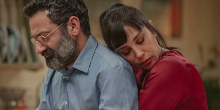 The Arabic Netflix show features characters who agree to share their incoming calls, voice and text messages with each other over a dinner party, leading to a series of revelations that test their marriages and friendships. (Photo: Netflix via AP/Rudy Bou Chebel)