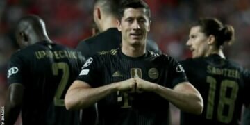 Robert Lewandowski: Bayern striker wins Best Fifa Men’s Player of the Year award
