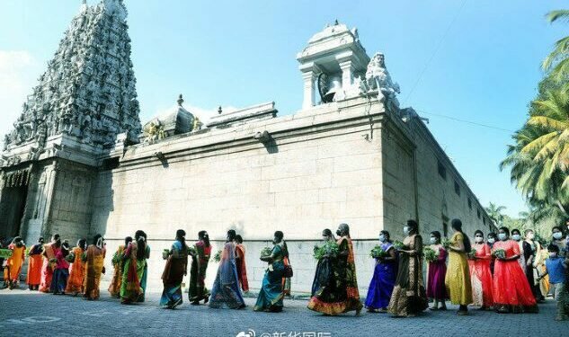 Sri Lankan Tamils celebrate the harvest festival colorfully
