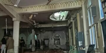 At least 56 killed in blast at Shia mosque in Pakistan’s Peshawar