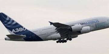 An A380 superjumbo just completed a flight powered by cooking oil. Main image: courtesy Airbus