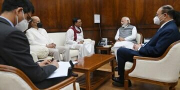 Modi tells Lankan Finance Minister that India will stand with Sri Lanka &nbsp;