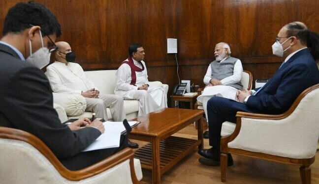 Modi tells Lankan Finance Minister that India will stand with Sri Lanka &nbsp;