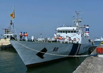 Lankan Coast Guard vessel SLCG Suraksha participates in NATPOLREX VIII in Goa