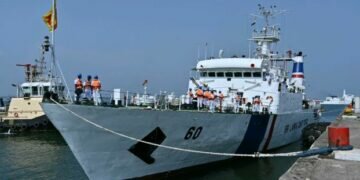Lankan Coast Guard vessel SLCG Suraksha participates in NATPOLREX VIII in Goa
